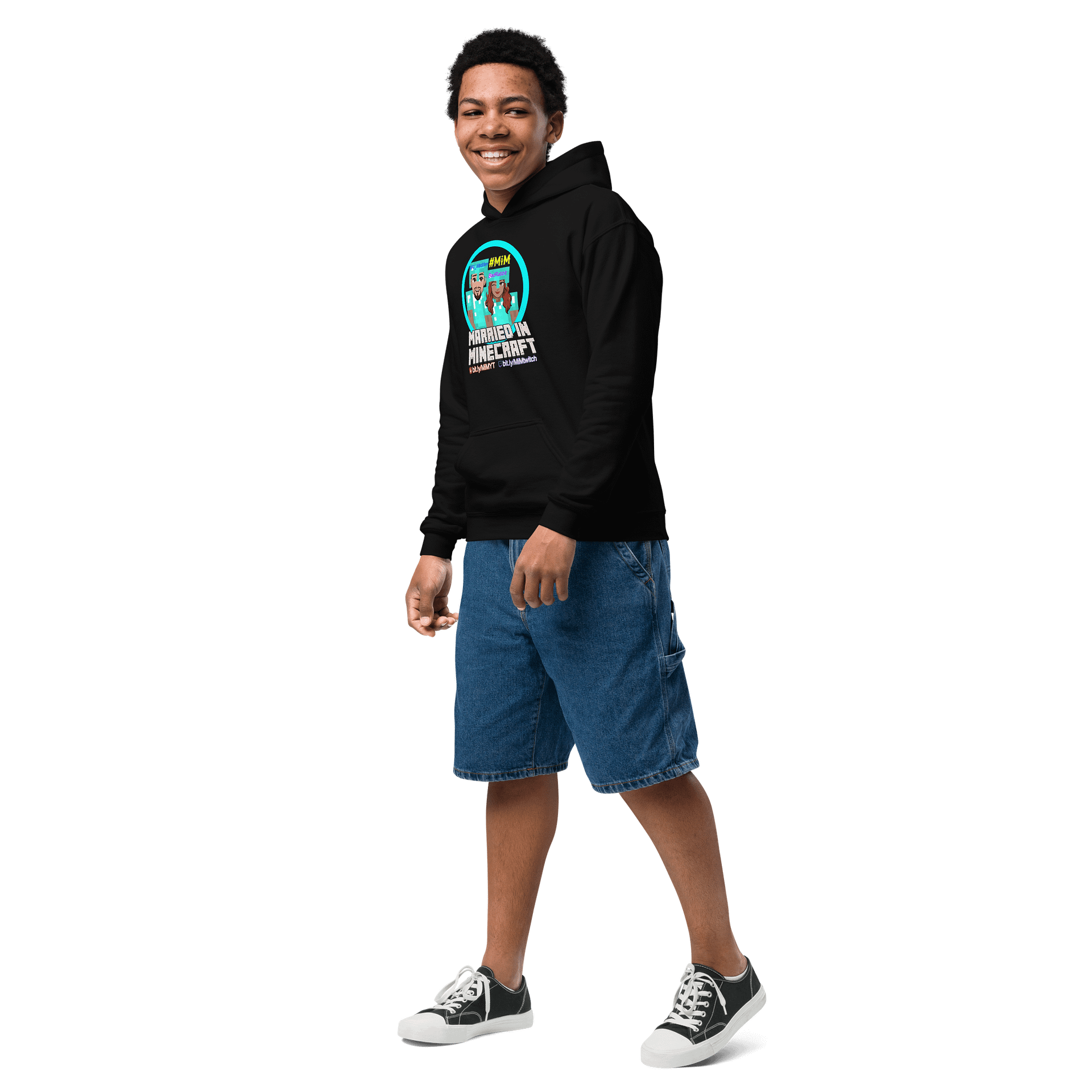 IronPanthers Youth Minecraft Hoodie product image (9)