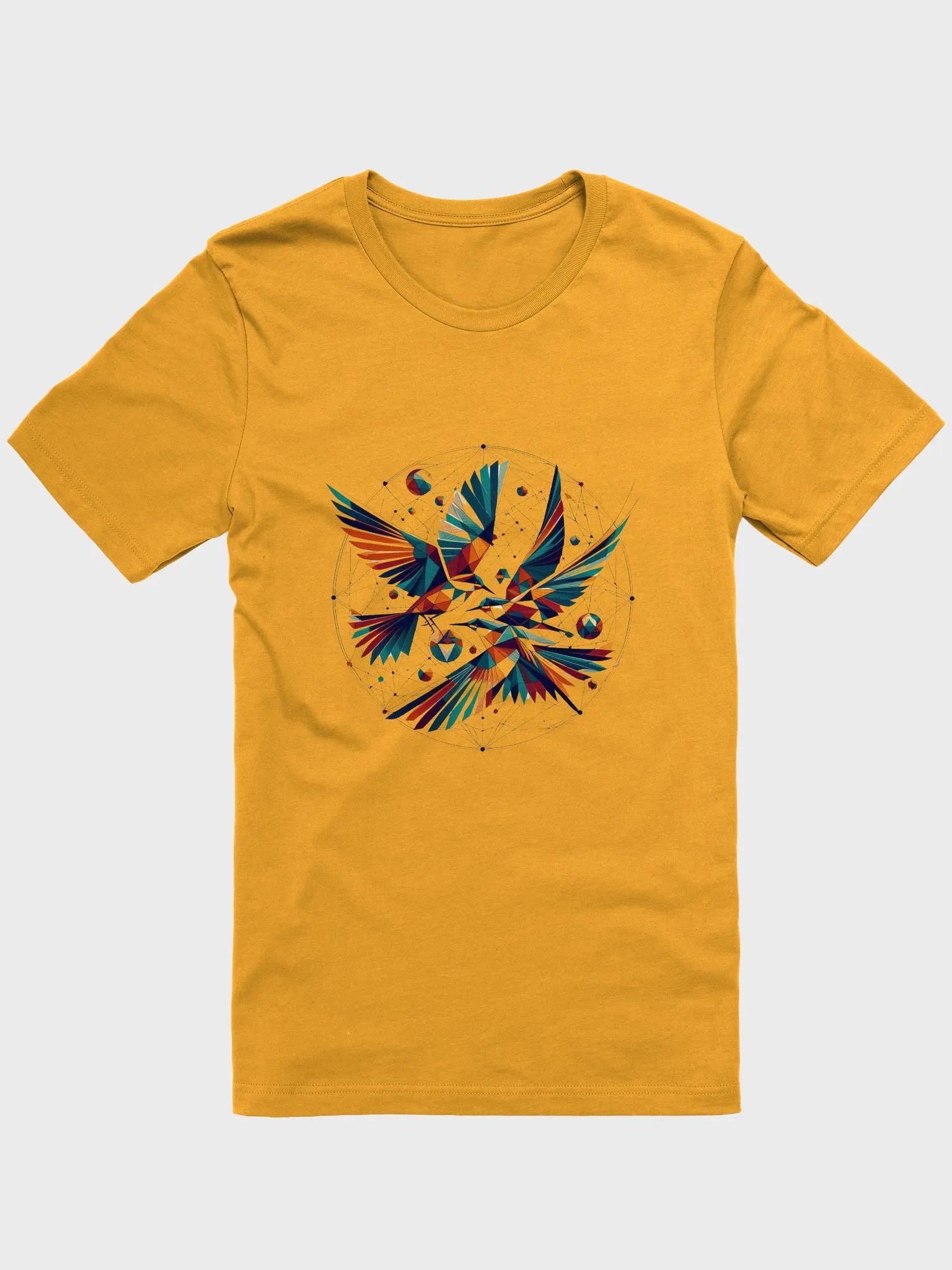 Geometric Avian Elegance T-Shirt product image (1)