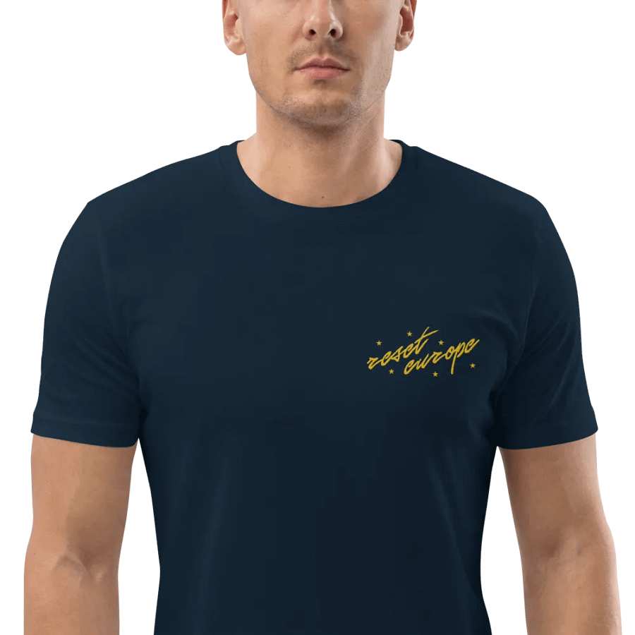 reset europe embroidered t-shirt - 100% organic cotton product image (7)