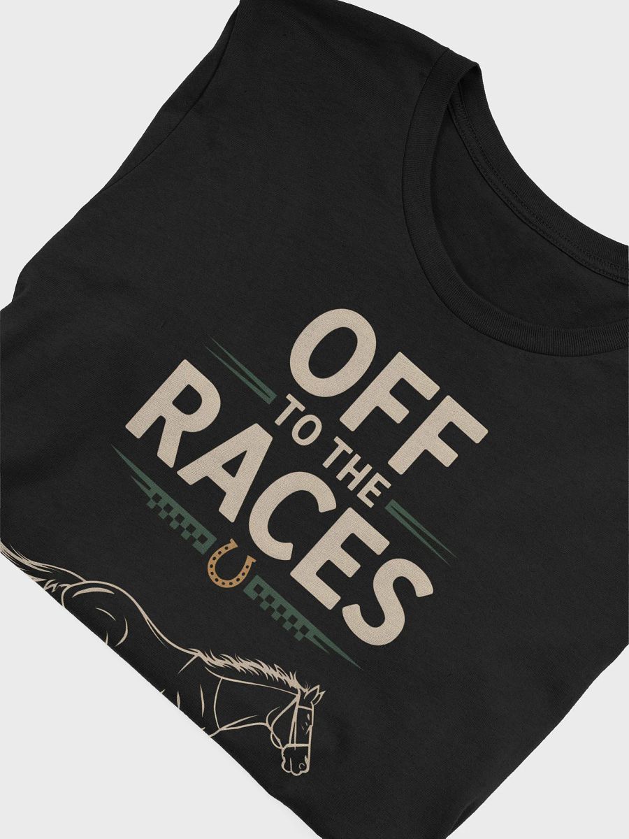 Off To The Races Graphic Tee | Retro Racing Checkered Design product image (5)