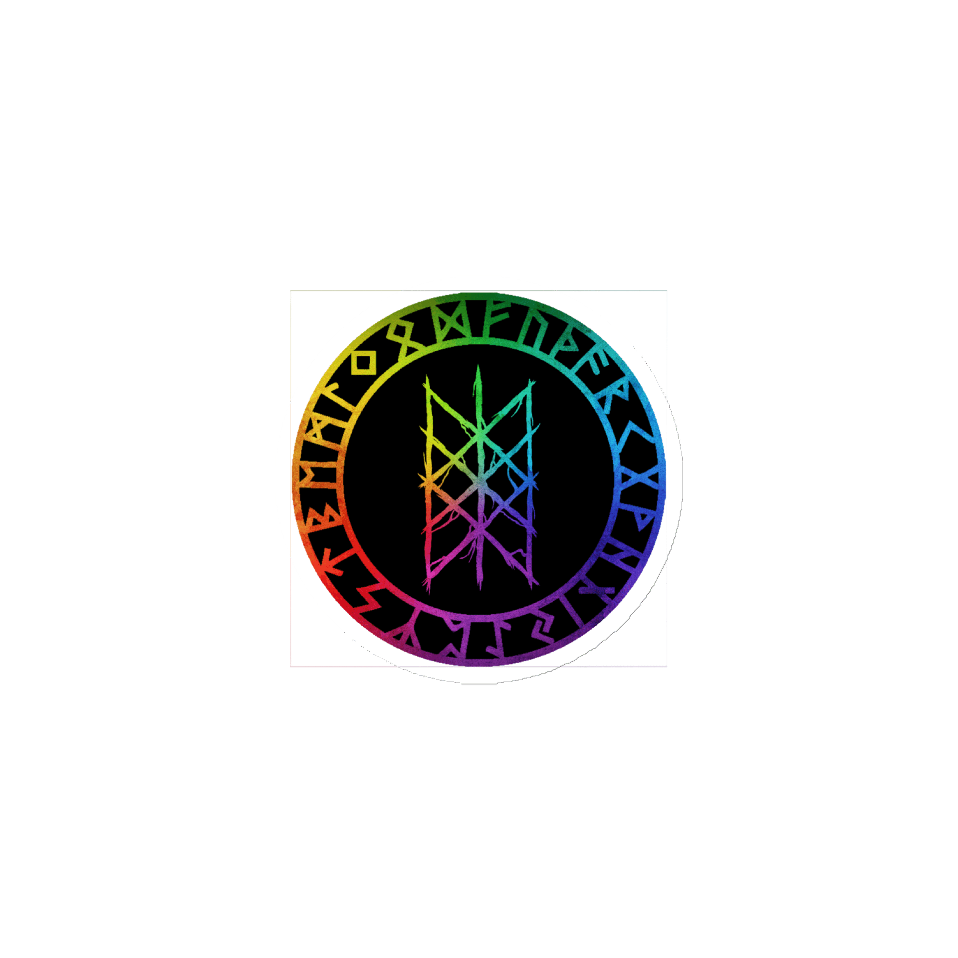 PRIDE Edition Web of Wyrd Logo Magnet product image (1)