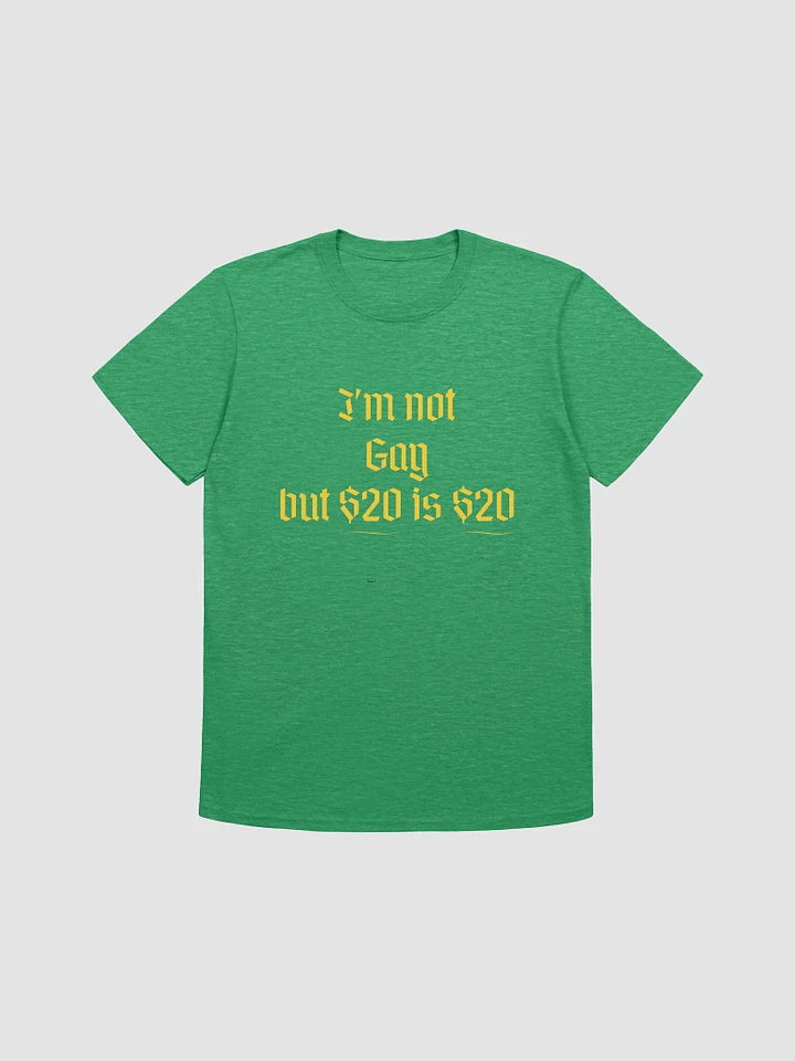 I'm Not Gay But $20 is $20 Unisex T-Shirt V7 product image (1)