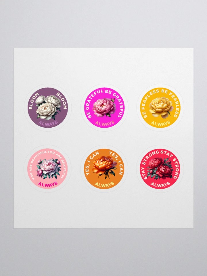 Floral Affirmation Sticker Set product image (1)