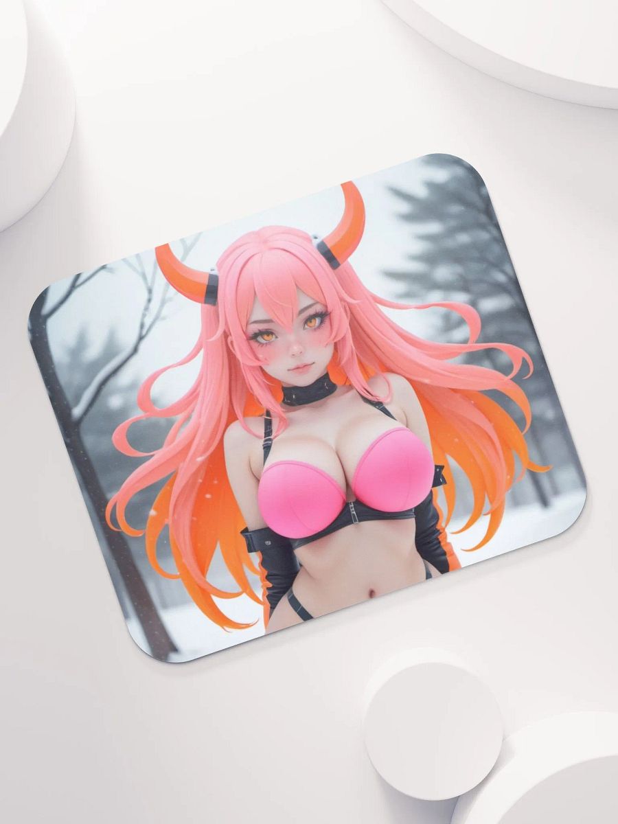 Mystical Horned Maiden Mouse Pad product image (1)
