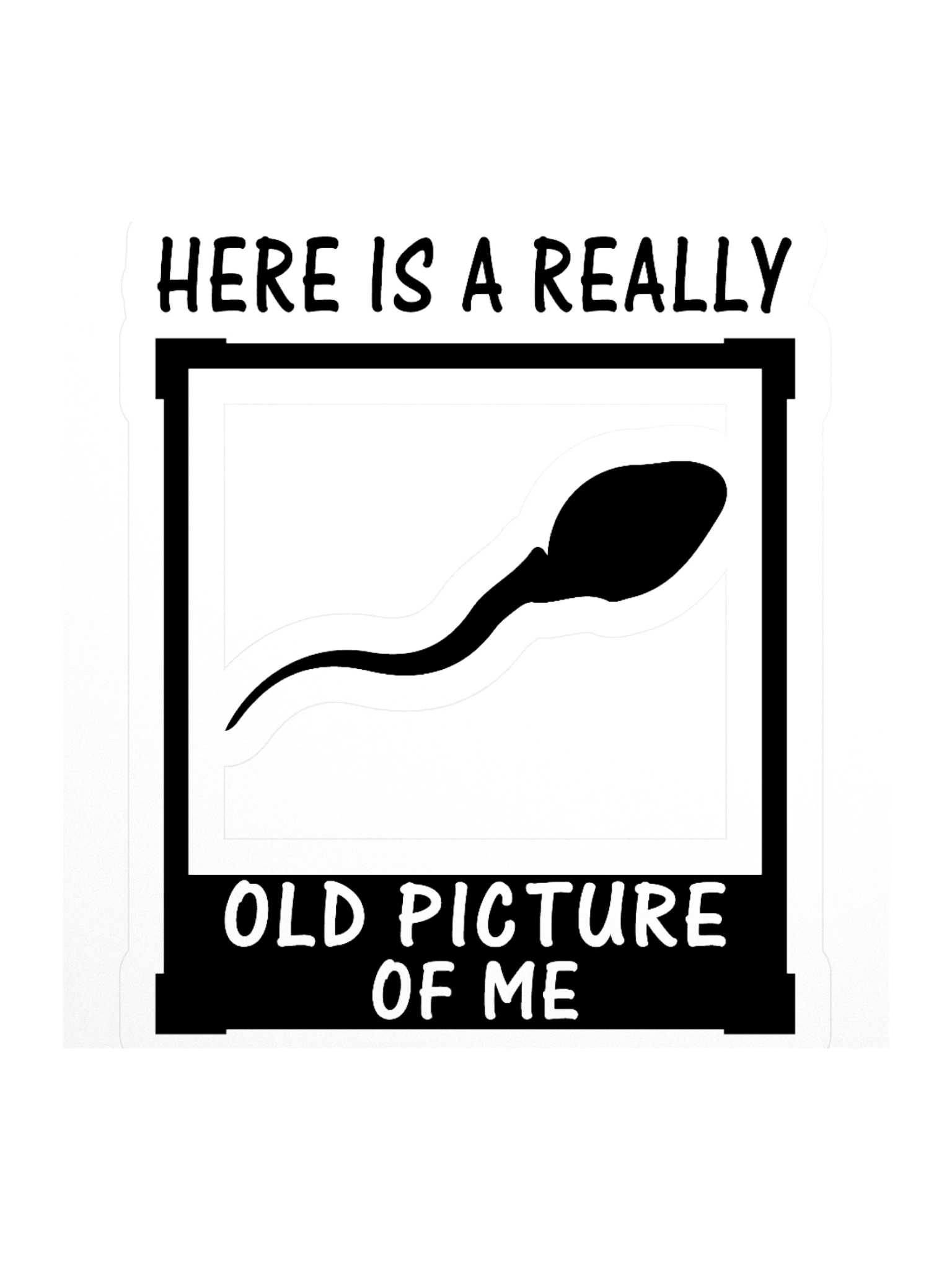 Here Is A Really Old Picture Of Me Sticker product image (1)