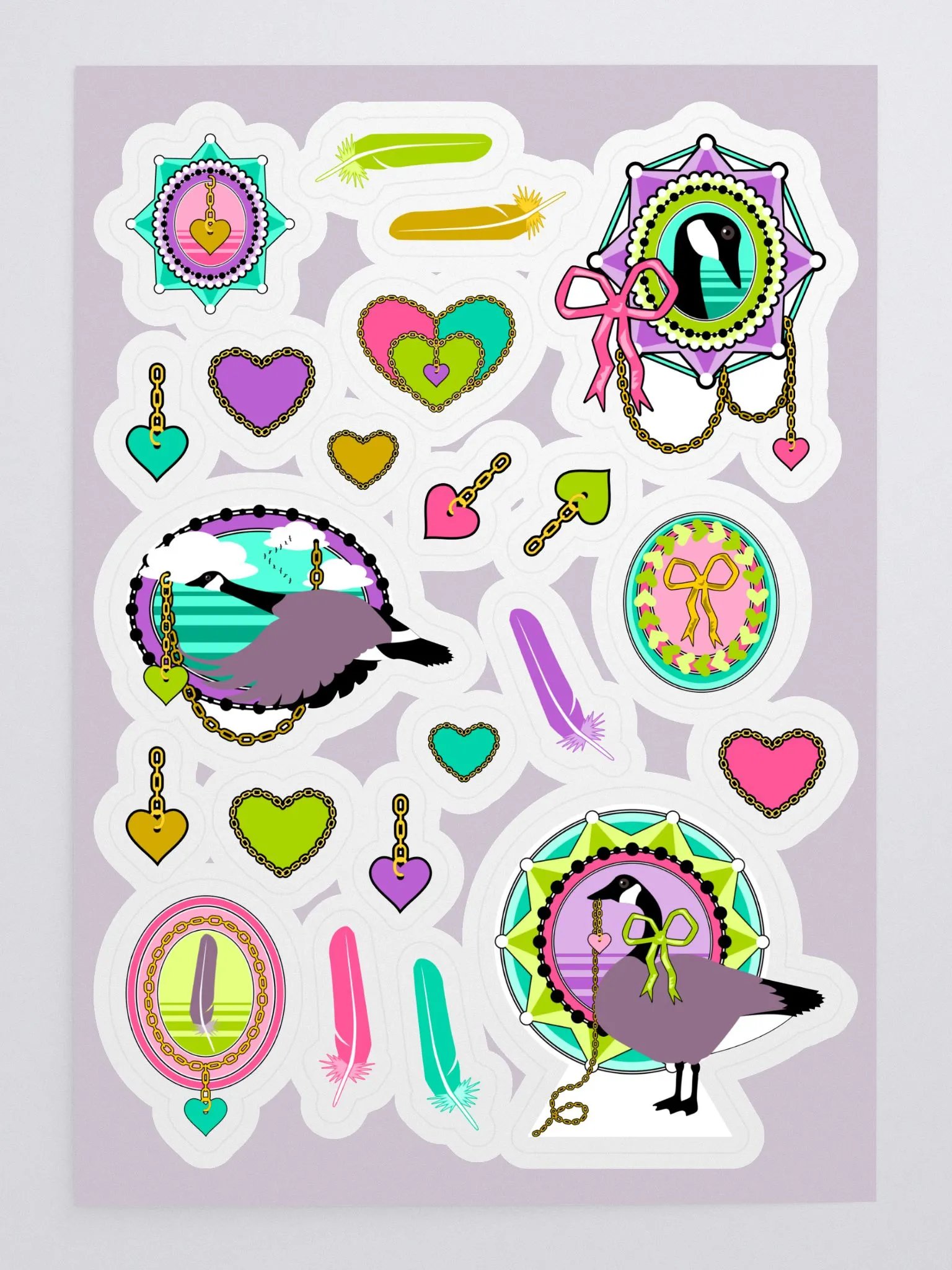 Lovely Goose Sticker Sheet product image (3)