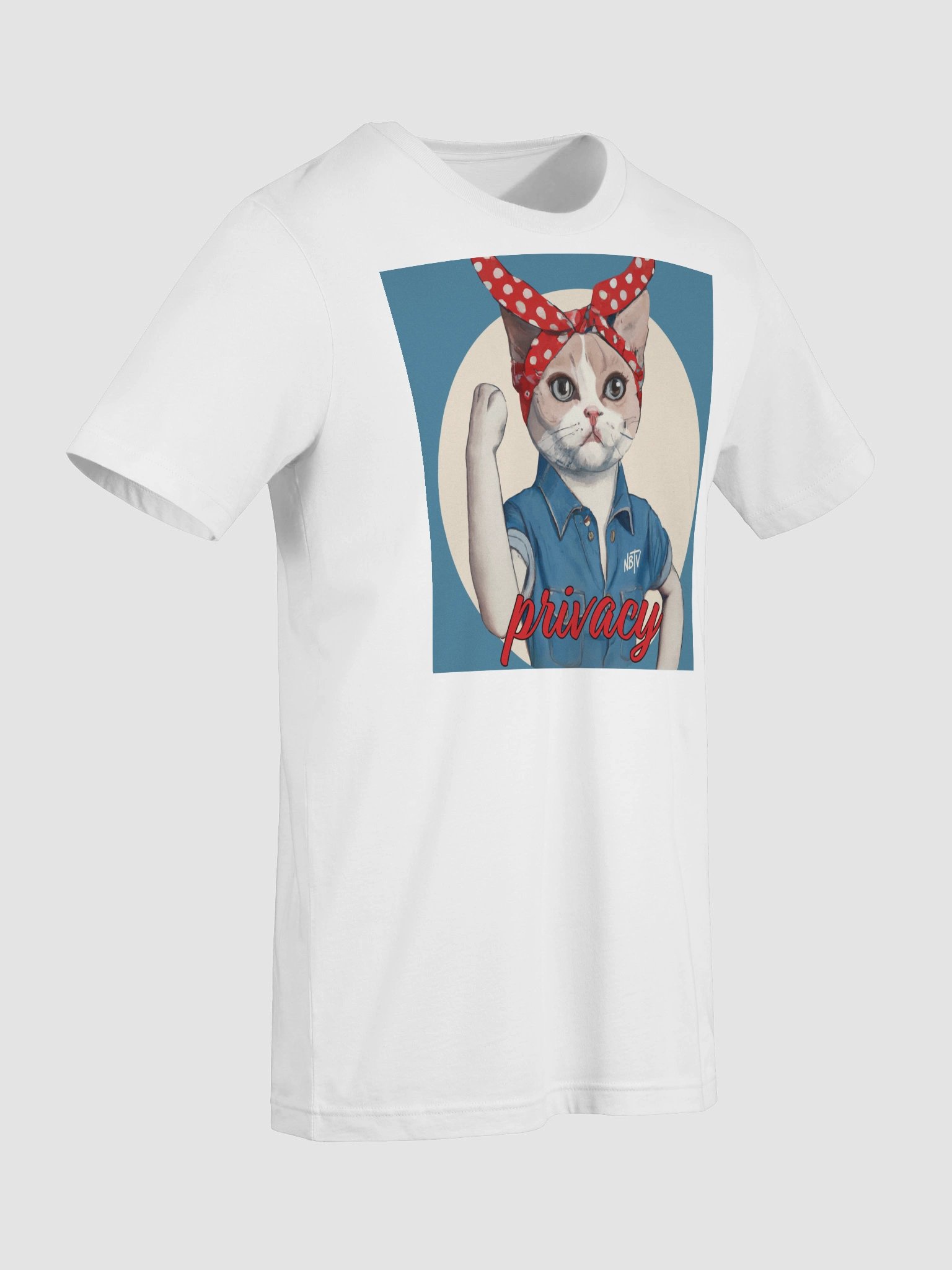 Posie the Privacy Cat T-Shirt product image (3)