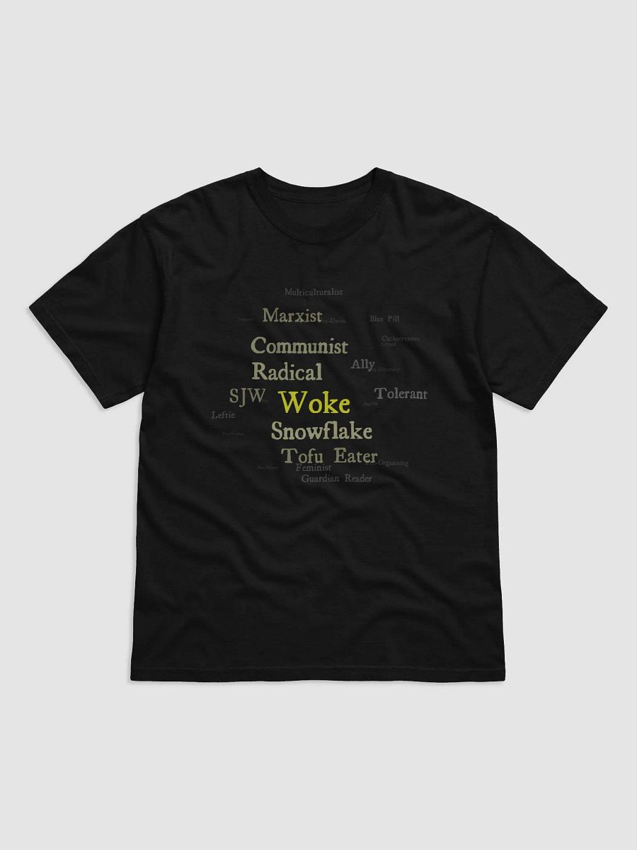 Lefty Woke Word Cloud T-Shirt product image (1)