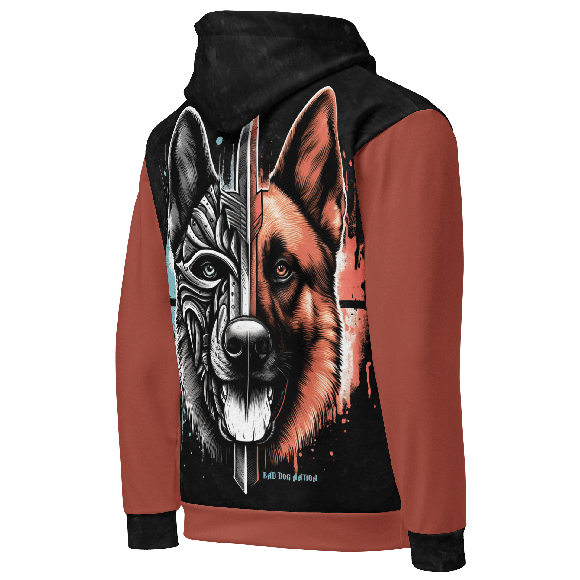 Warrior Malinois - Premium Adult Unisex All Over Print Hoodie product image (3)