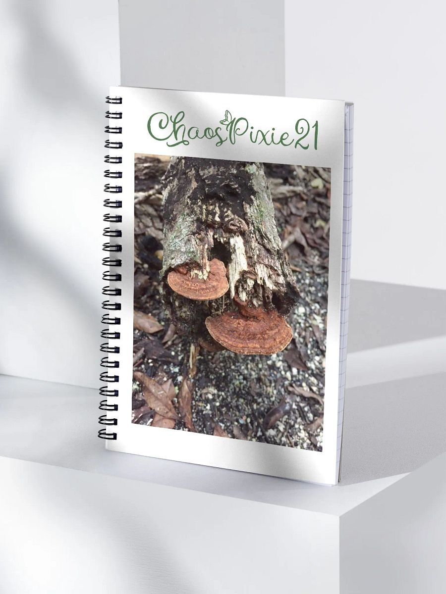 Mushroom tree photo notebook product image (3)