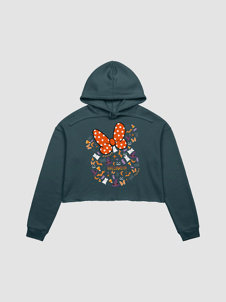 Disney Halloween Minnie Mosaic Crop Hoodie. product image (2)