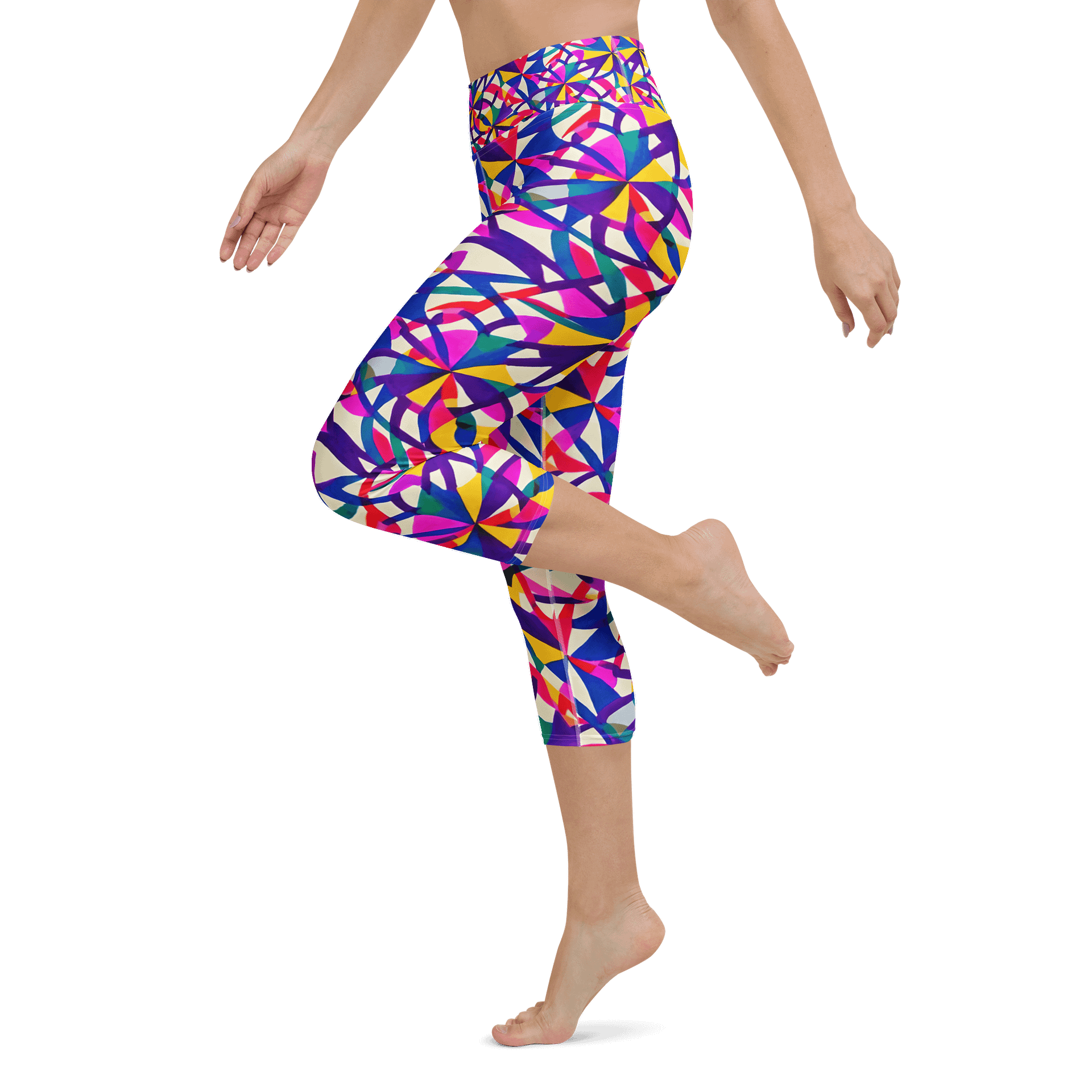 Ranbow Shapes Capri Leggings product image (5)