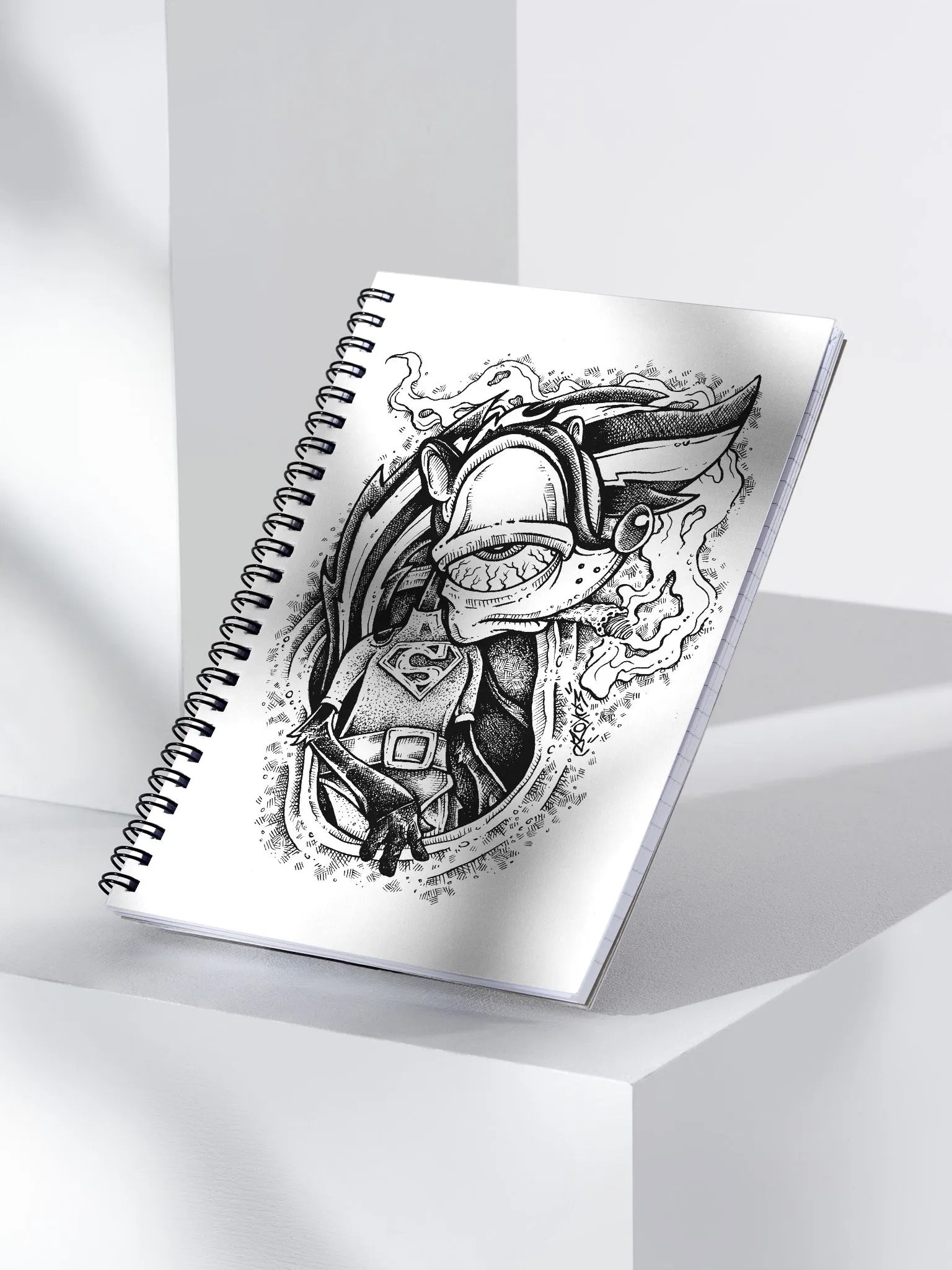Super Skunk Spiral Notebook product image (3)