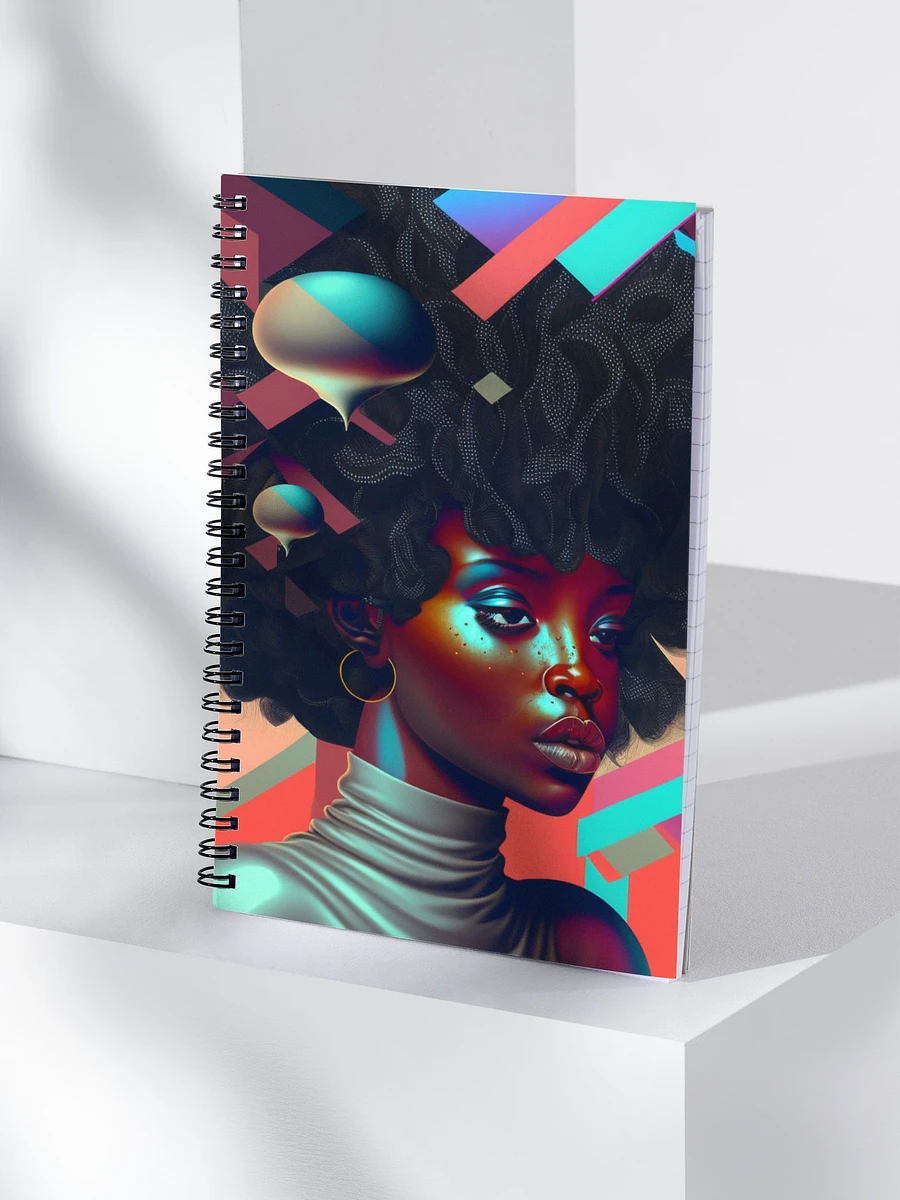 Abstract Black Professionalism Notebook product image (4)