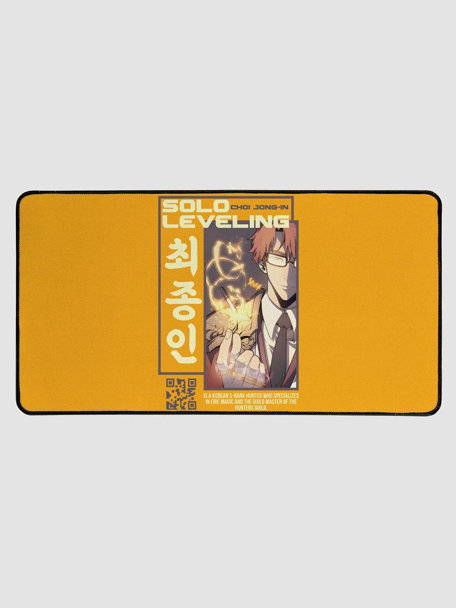 Choi Jong-In - Master of Fire Solo Leveling Desk Mat product image (1)