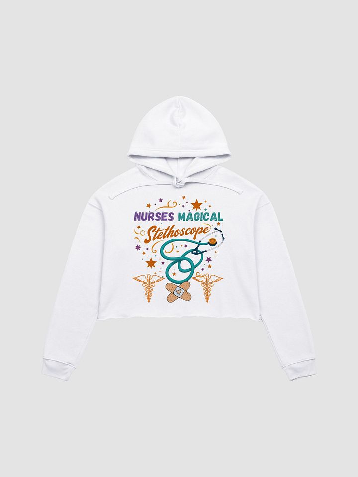 Magical Nurse Stethoscope Crop Hoodie product image (6)