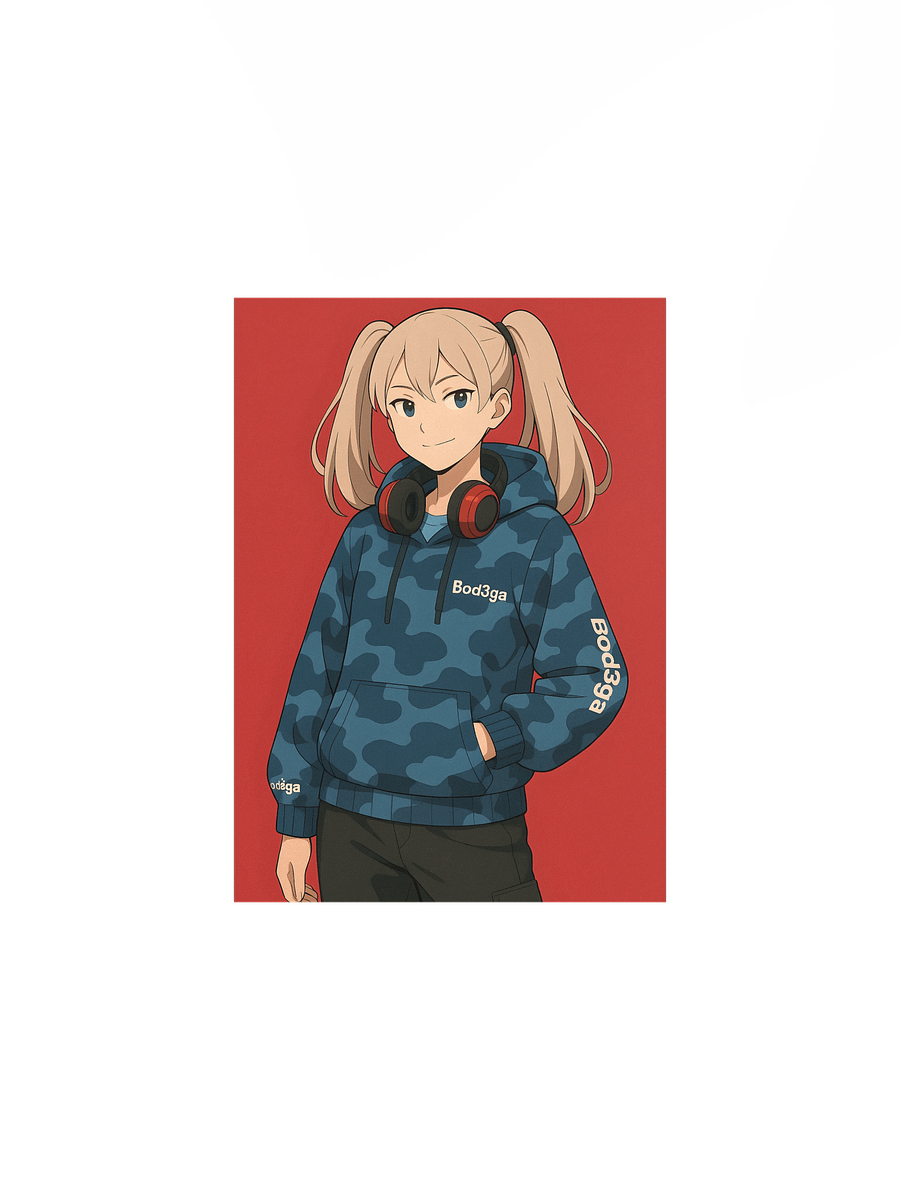 Bod3ga Camo Hoodie Poster product image (1)