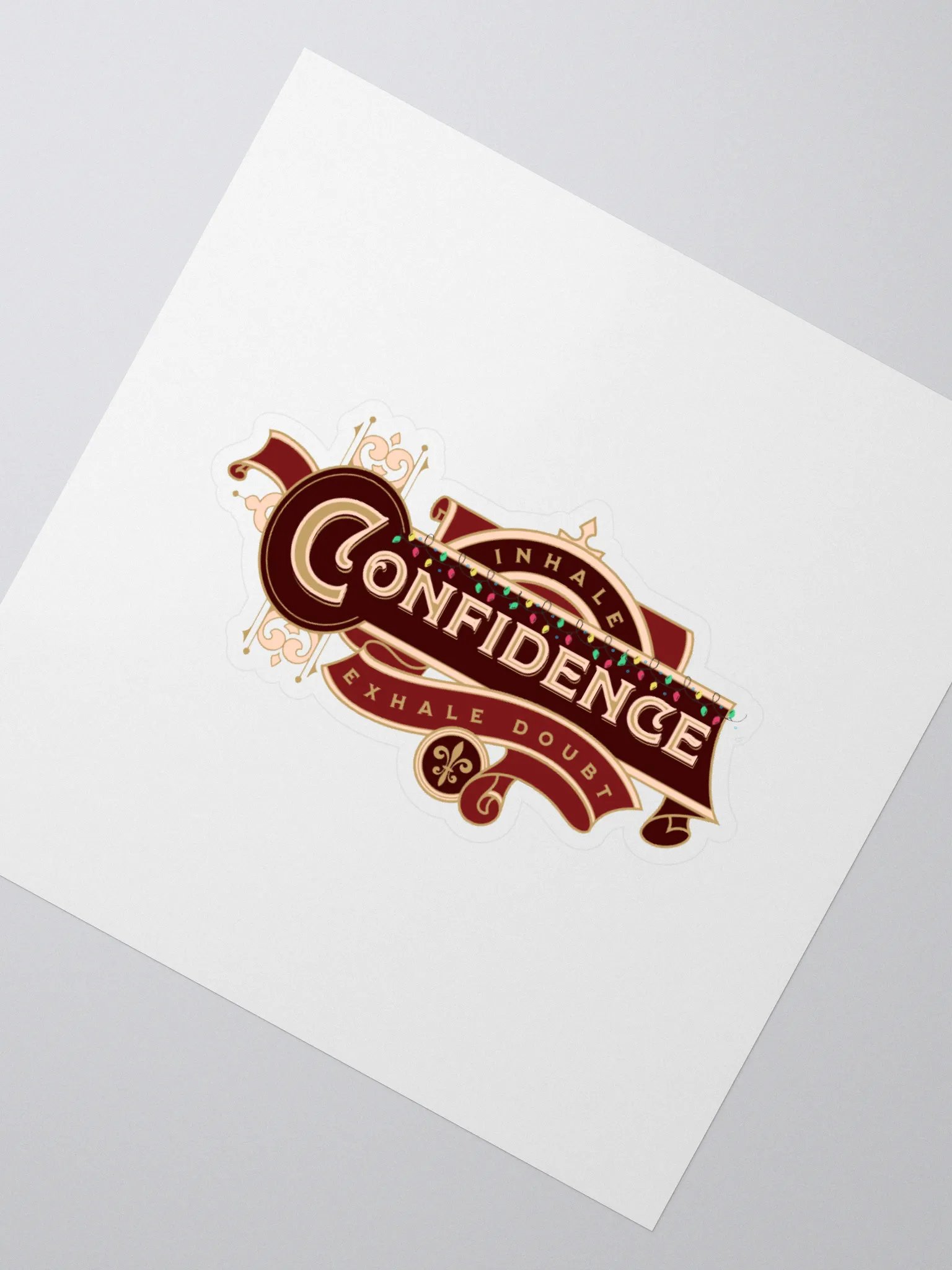 Confidence Boost Kiss Cut Sticker product image (2)