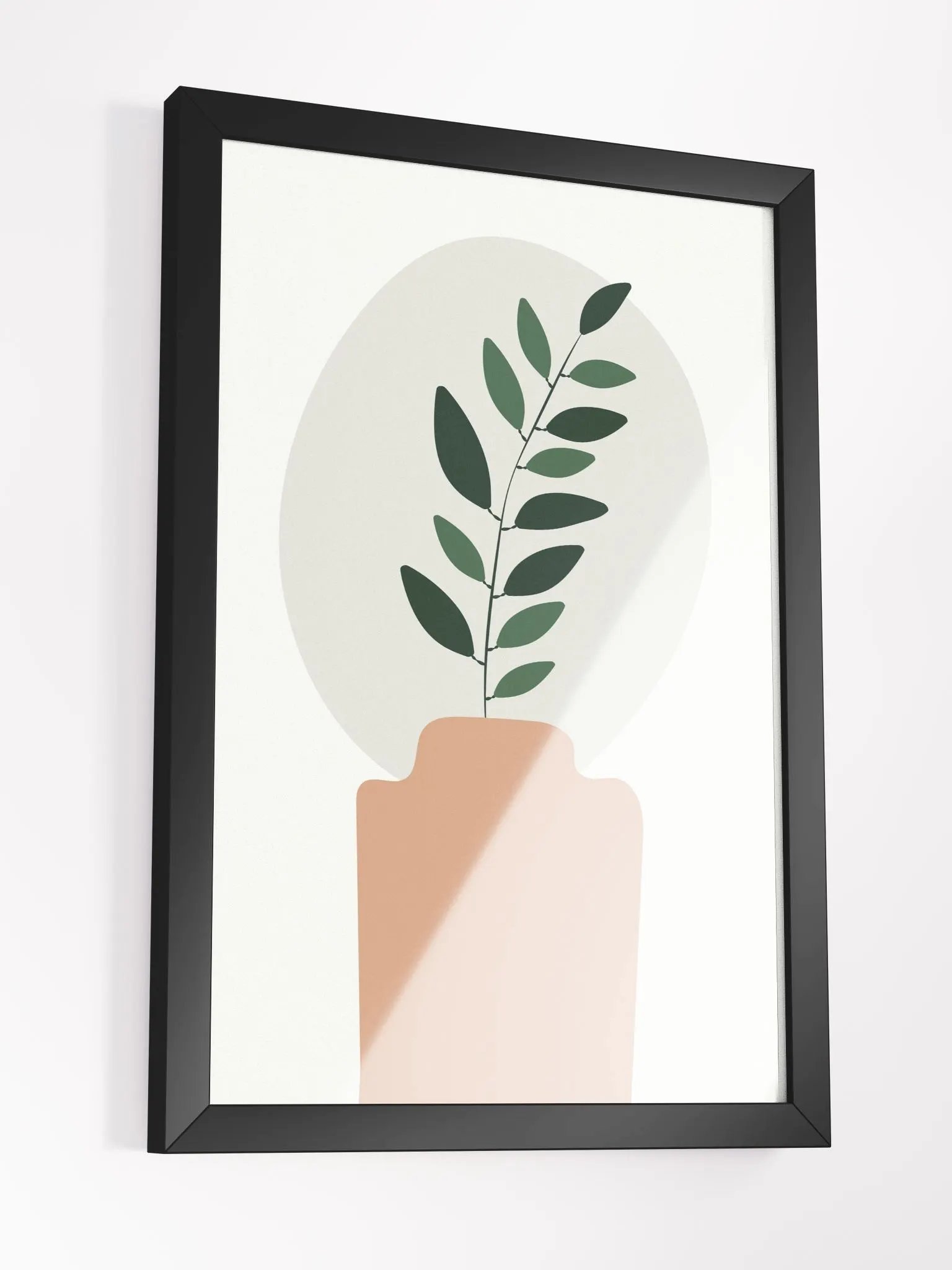 Abstract Greenery: Framed Minimalist Plant Poster product image (15)
