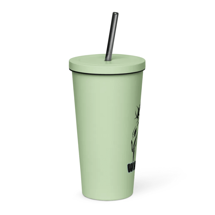 Wacky Tumbler W/ Straw (Black Logo) product image (13)
