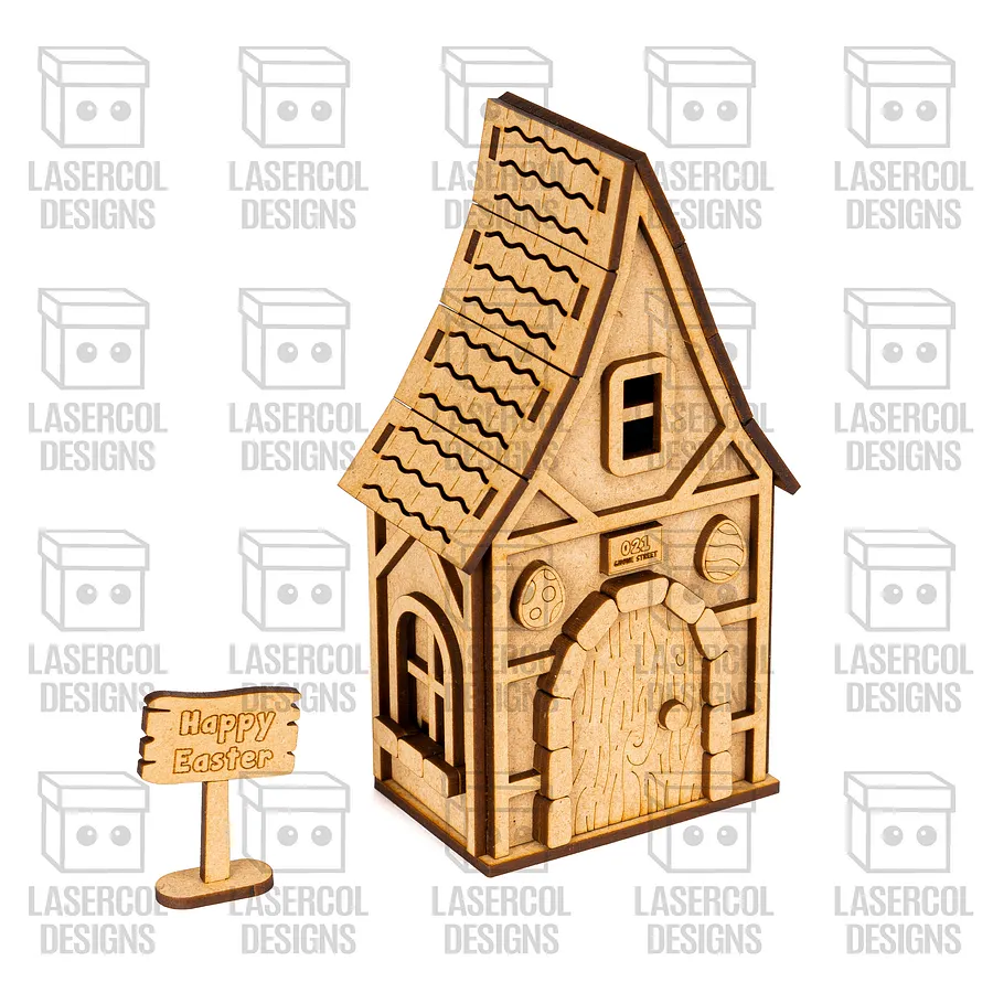 Easter Gnomes Houses Bundle - Laser Cut Files product image (5)