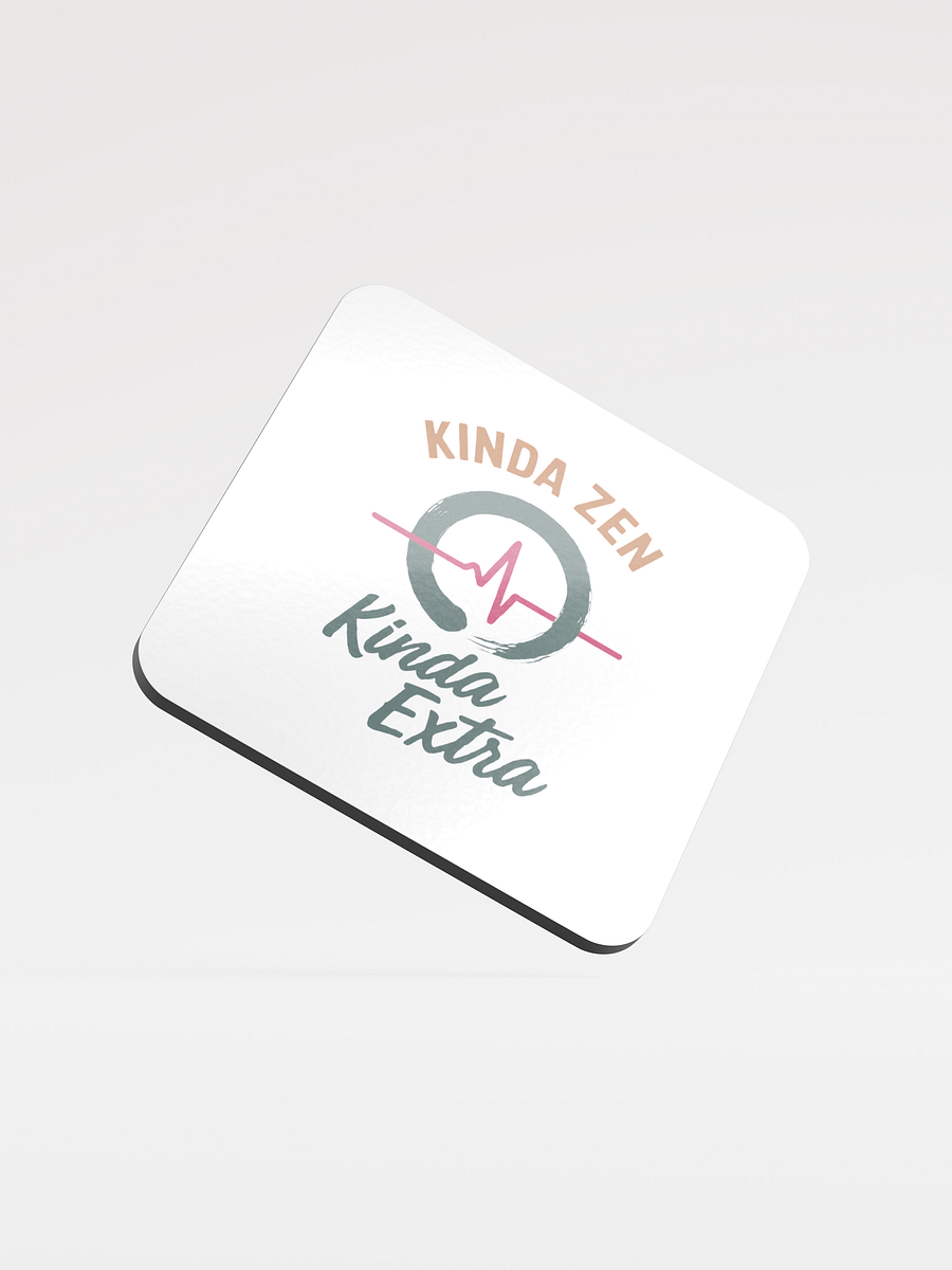 Zen Heartbeat Glossed Coaster product image (1)