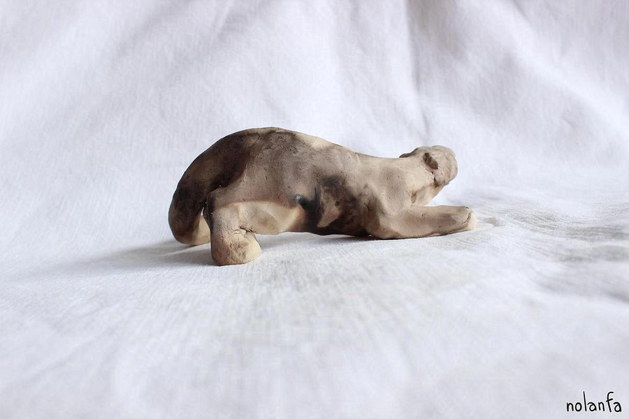 Small Clay Leopard: low on ground product image (2)