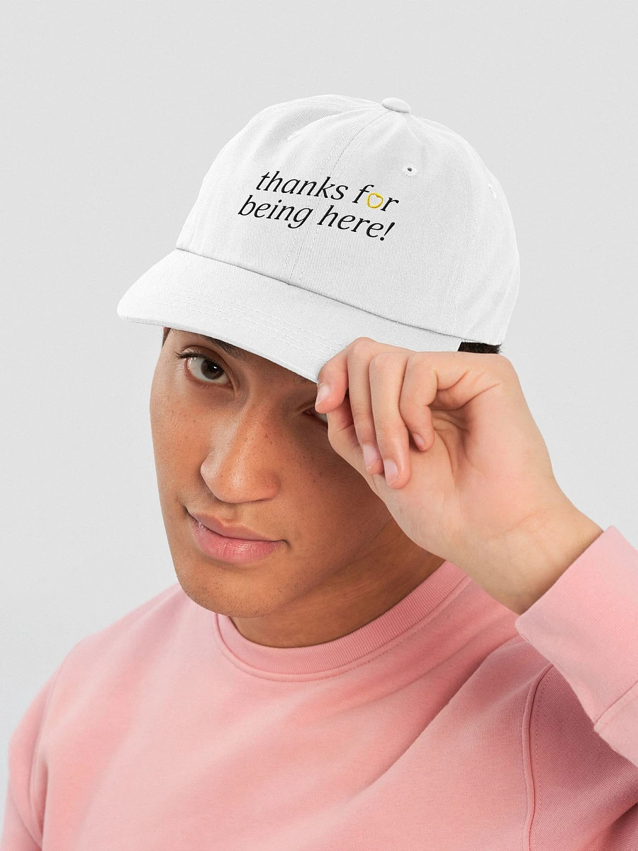 thanks for being here! Hat (Gold) product image (44)