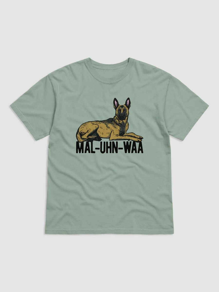 Mal-Uhn-Waa T-Shirt of a Belgian Malinois | Funny T-Shirt for Belgian Malinois and Herding Dog Owners product image (4)