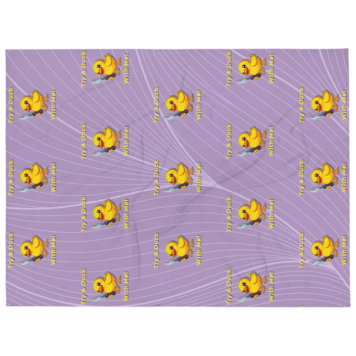 Quack & Slash Throw Blanket product image (1)
