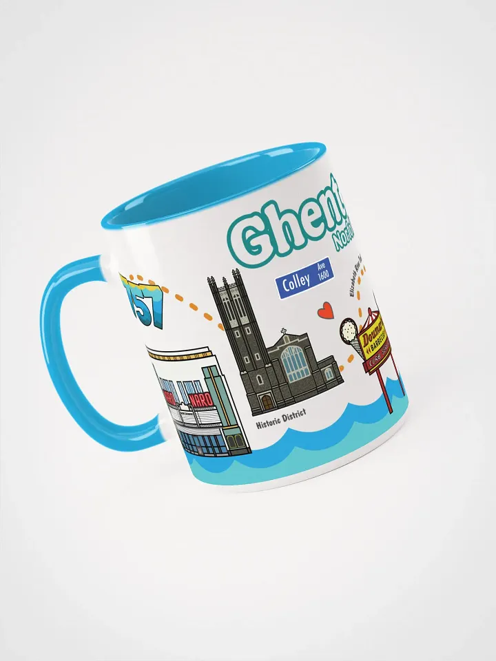 Ghent, Norfolk Virginia Coffee Mug - Color Inside product image (1)