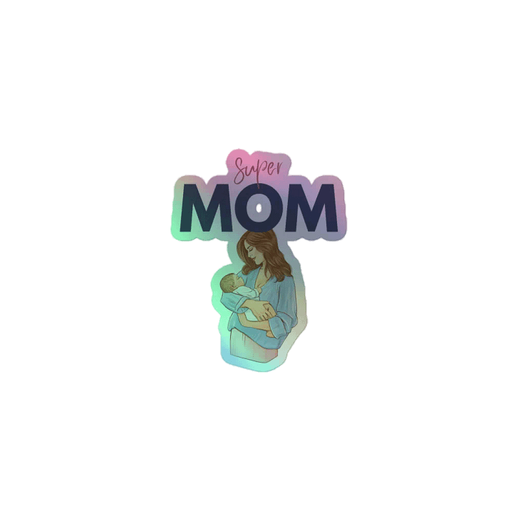 Super Mom Holographic Sticker Sheet product image (1)