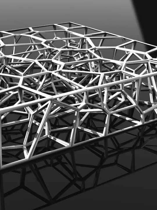 Voronoi Weaverbird Parametric Facade over Surface Design Grasshopper Rhino Files Download product image (3)