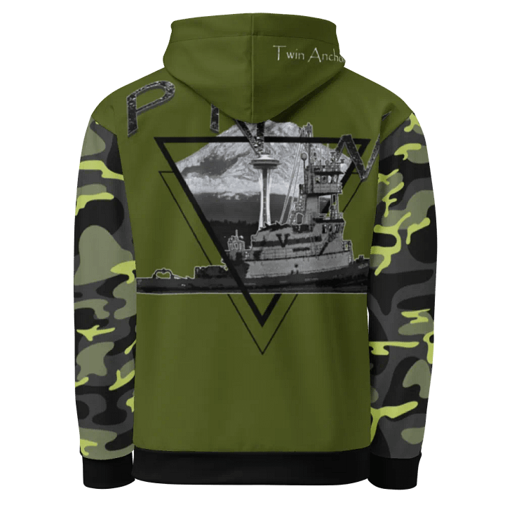 Camouflage & Green PNW 1 Hudson VB Hoodie product image (1)