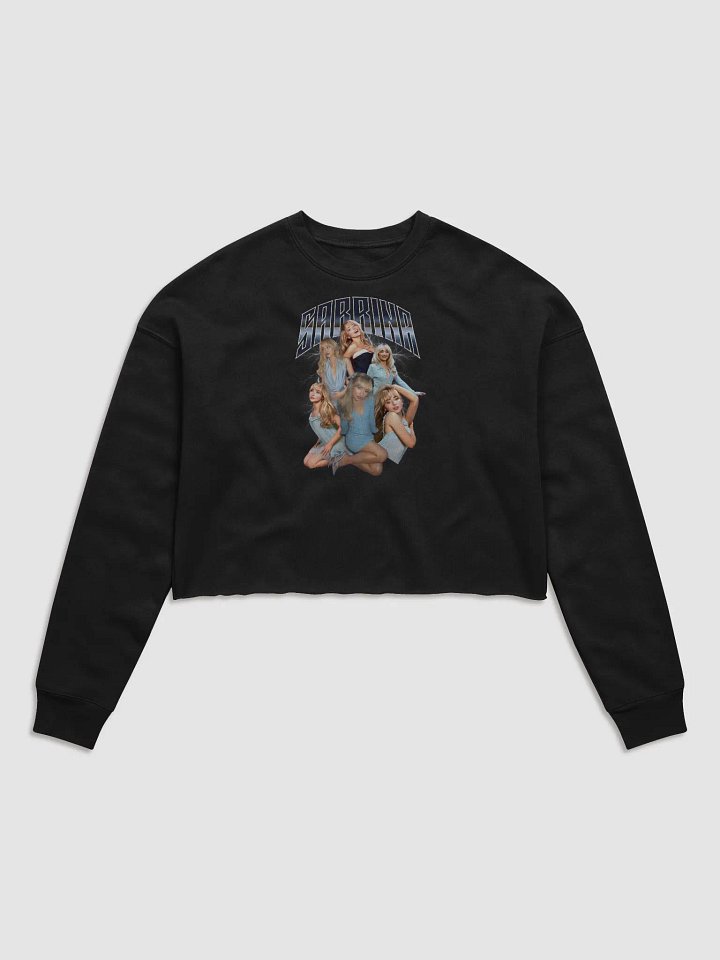 Sabrina Fleece Crop Sweatshirt | Jean Blue product image (1)