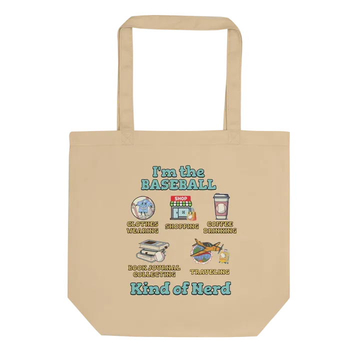 Im The Baseball Kind Of Nerd Eco Tote product image (1)