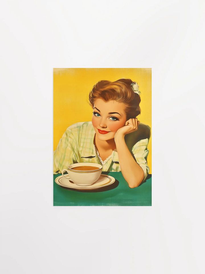 Morning Brew Retro Poster - Nostalgic 1950s Coffee Art Print product image (6)
