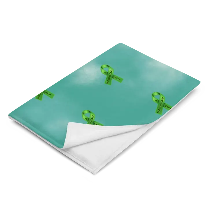 Green Ribbon Awareness Blanket product image (2)