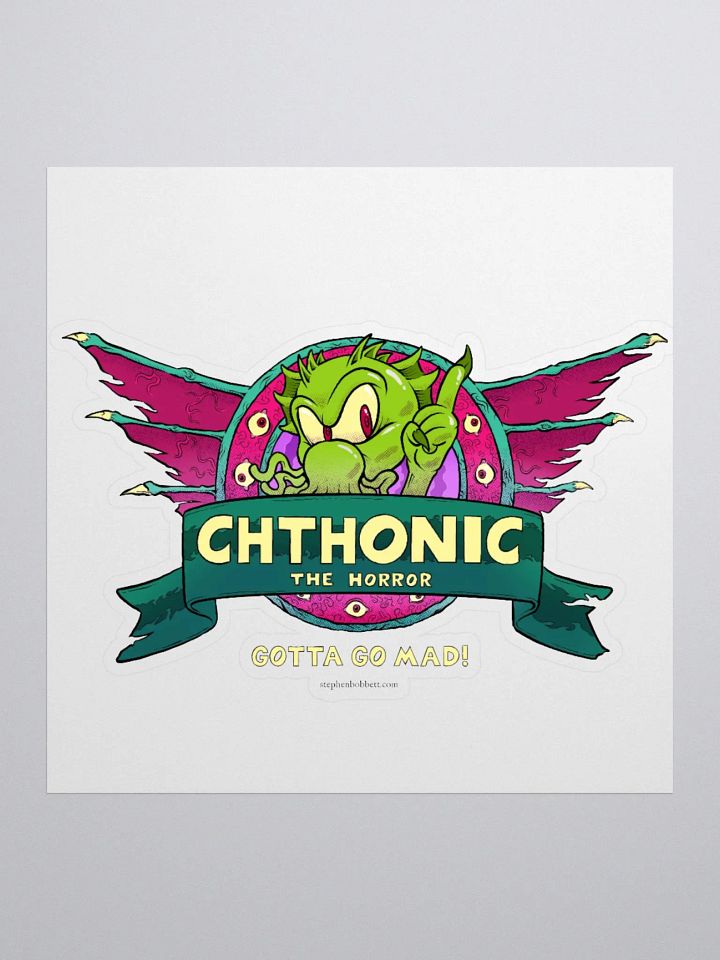 Chthonic The Horror - Kiss Cut Stickers product image (1)