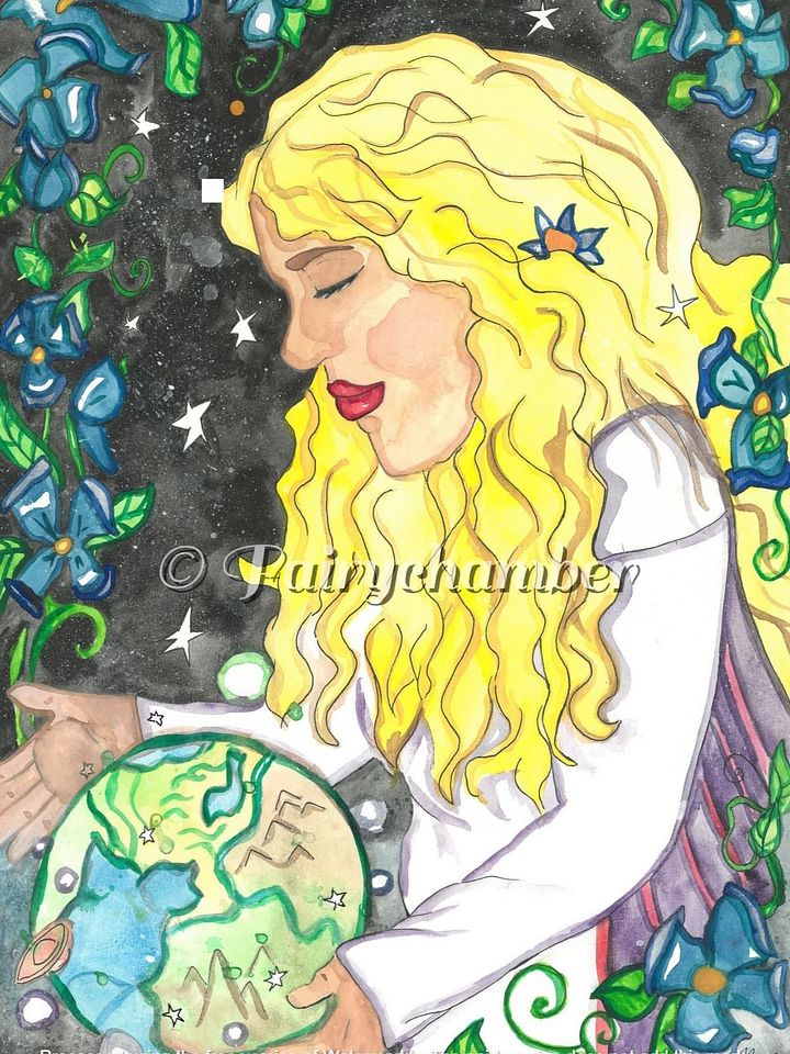 Queen Of Stars Original Painting product image (1)