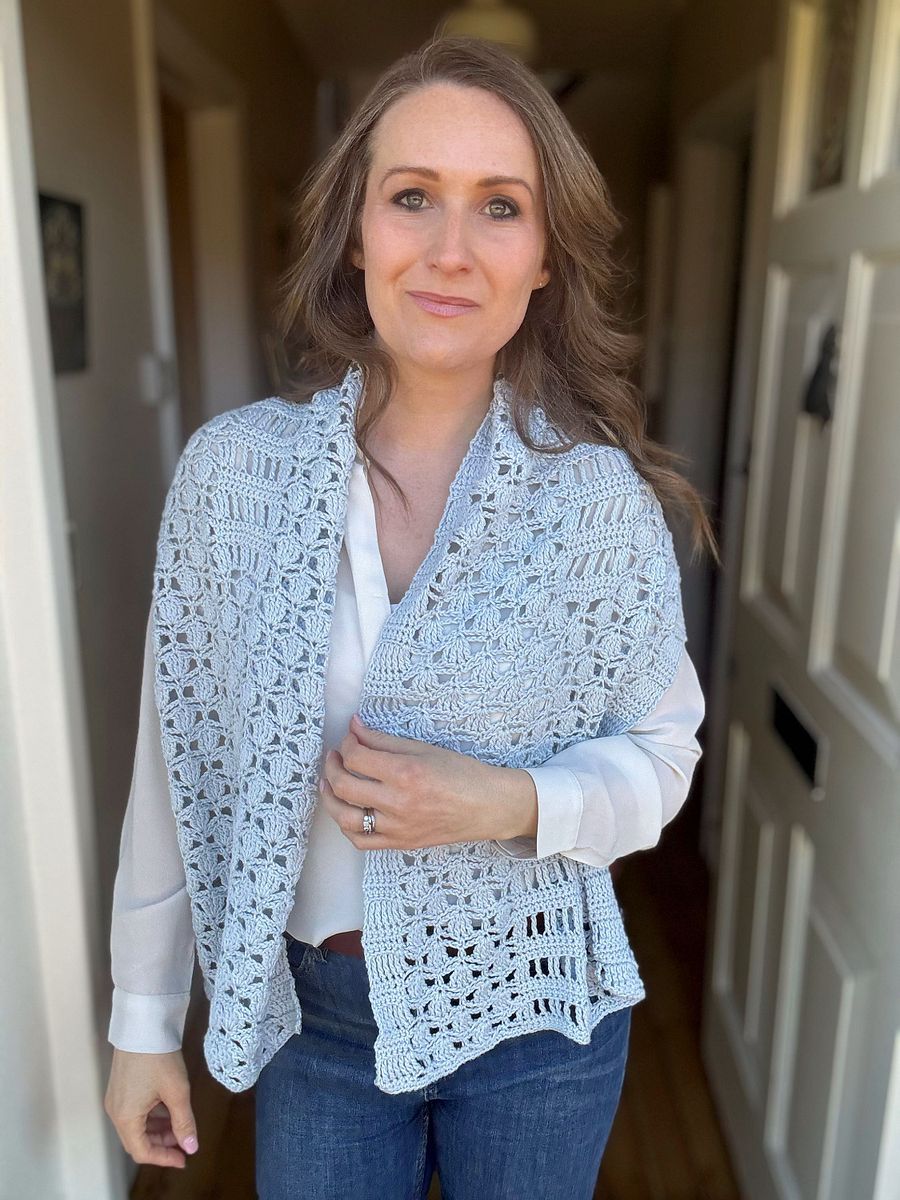 Evelyn Lace Crochet Wrap Pattern PDF product image (9)