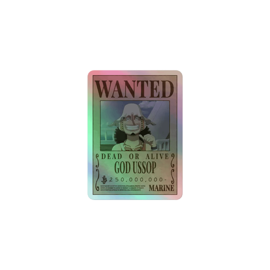 God Usopp Holographic Sticker Sheet product image (6)