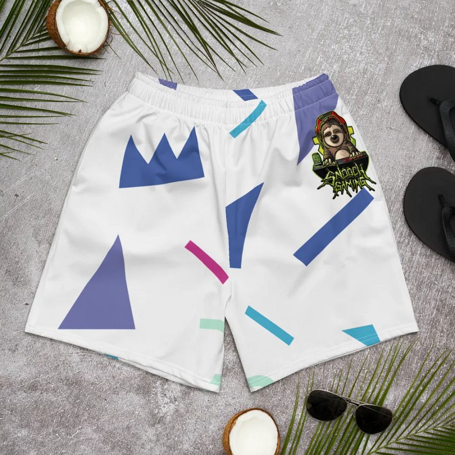 Snooch Gaming 90's All-Over Print Athletic Shorts product image (10)