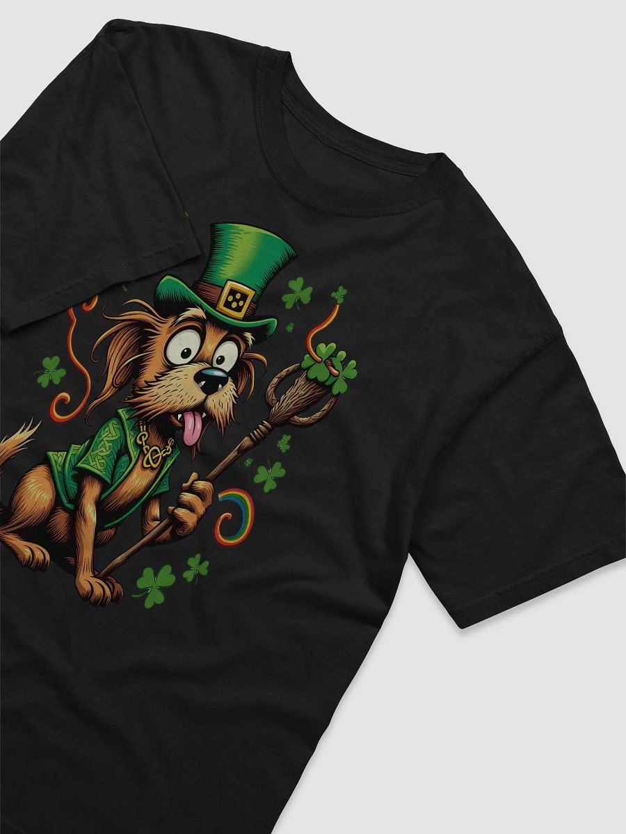 Lucky and Lit St. Patrick's Day Dog T-Shirt – Fun Irish Celebration Design product image (9)
