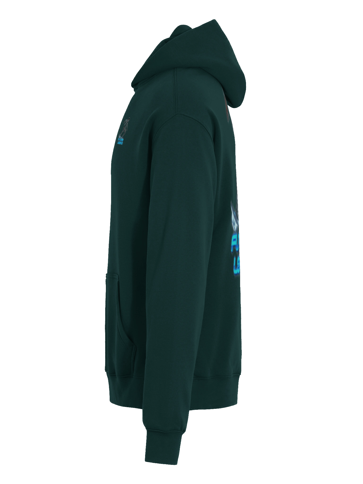 Future Legend Neon Skater Hoodie – Cyber Streetwear Graphic Hoodie for Teens & Young Adults product image (7)