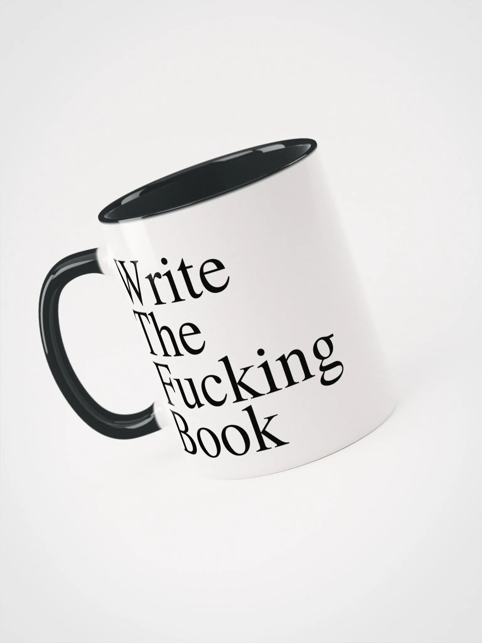 Write the Fucking Book Color Ceramic Mug product image (3)