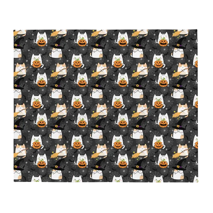 Halloween Cat Blanket product image (1)