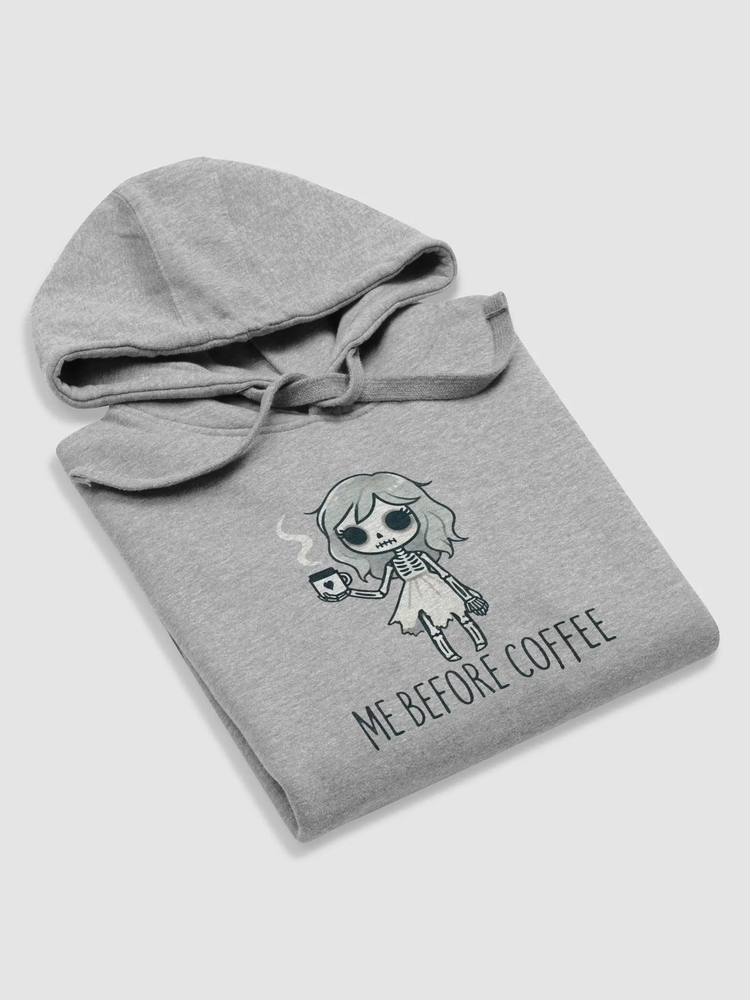 Me Before Coffee - Unisex Hoodie (Skeleton Girl Edition) product image (23)