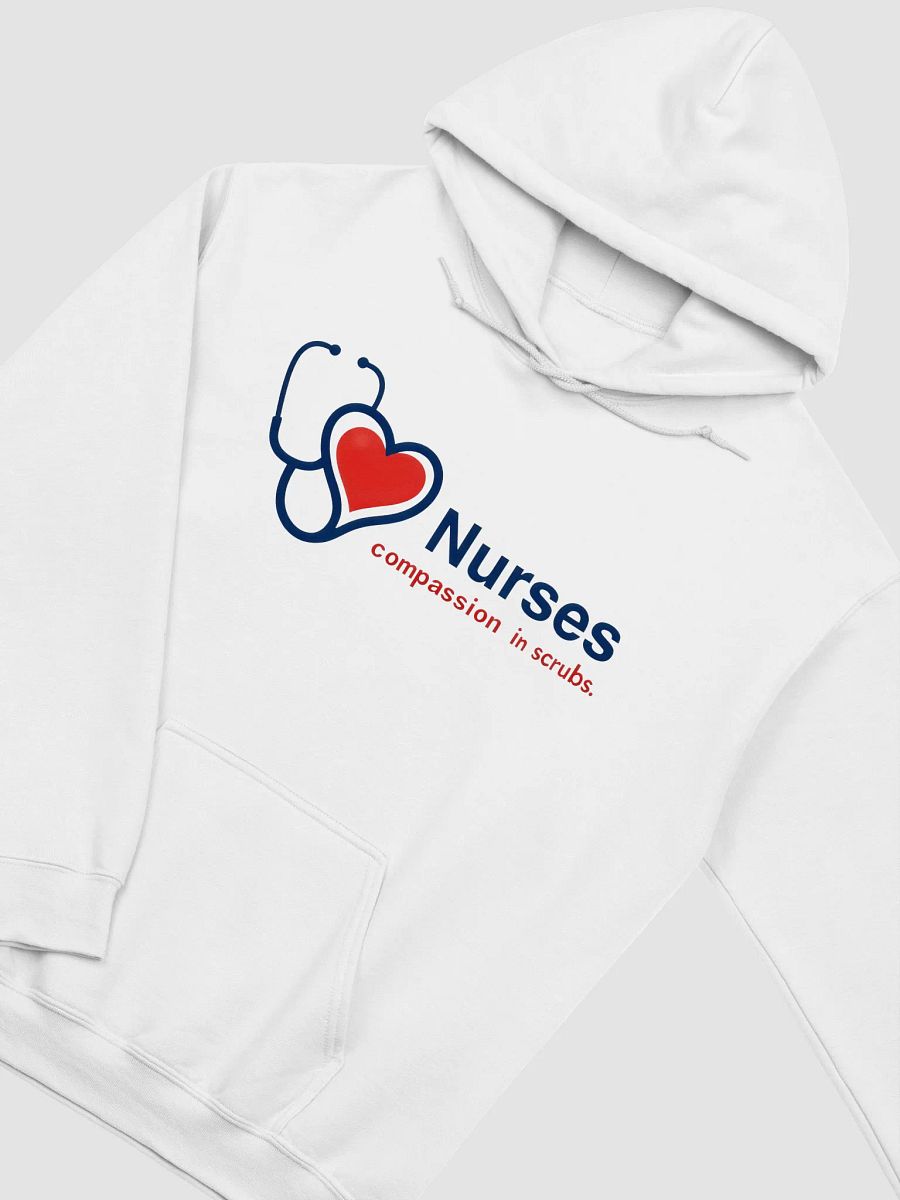 Compassion in Scrubs Stethoscope Heart Hoodie product image (21)