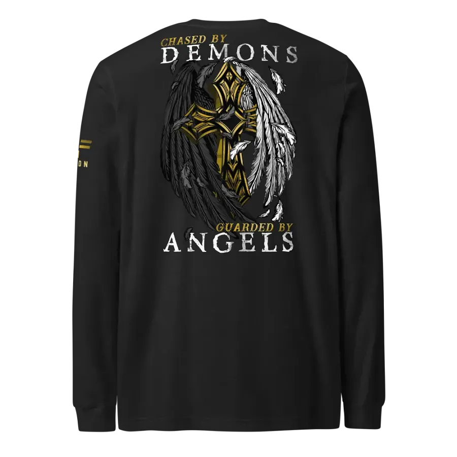 Chased by Demons Guarded by Angels Long Sleeve product image (1)